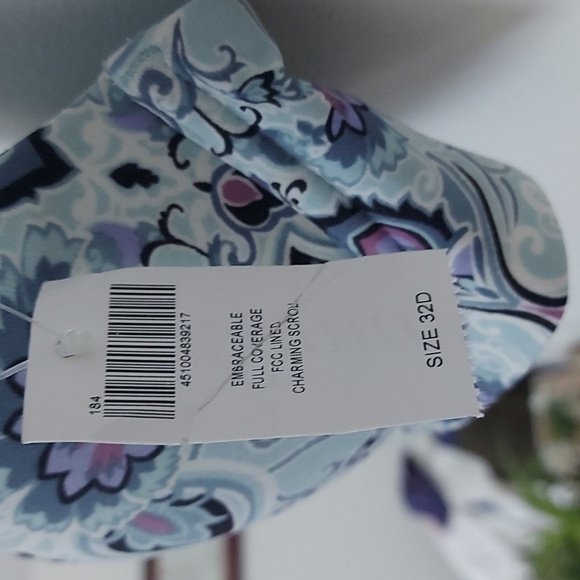 NWT Soma Embraceable Full Coverage Lightly Padded Bra Floral Size 32D - Picture 3 of 5